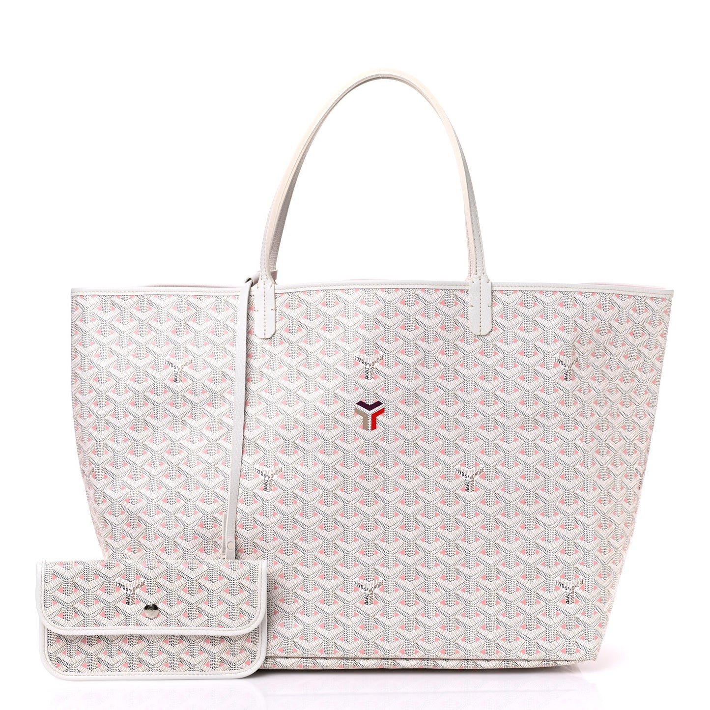 Goyardine Saint Louis Claire Voie GM White Pink