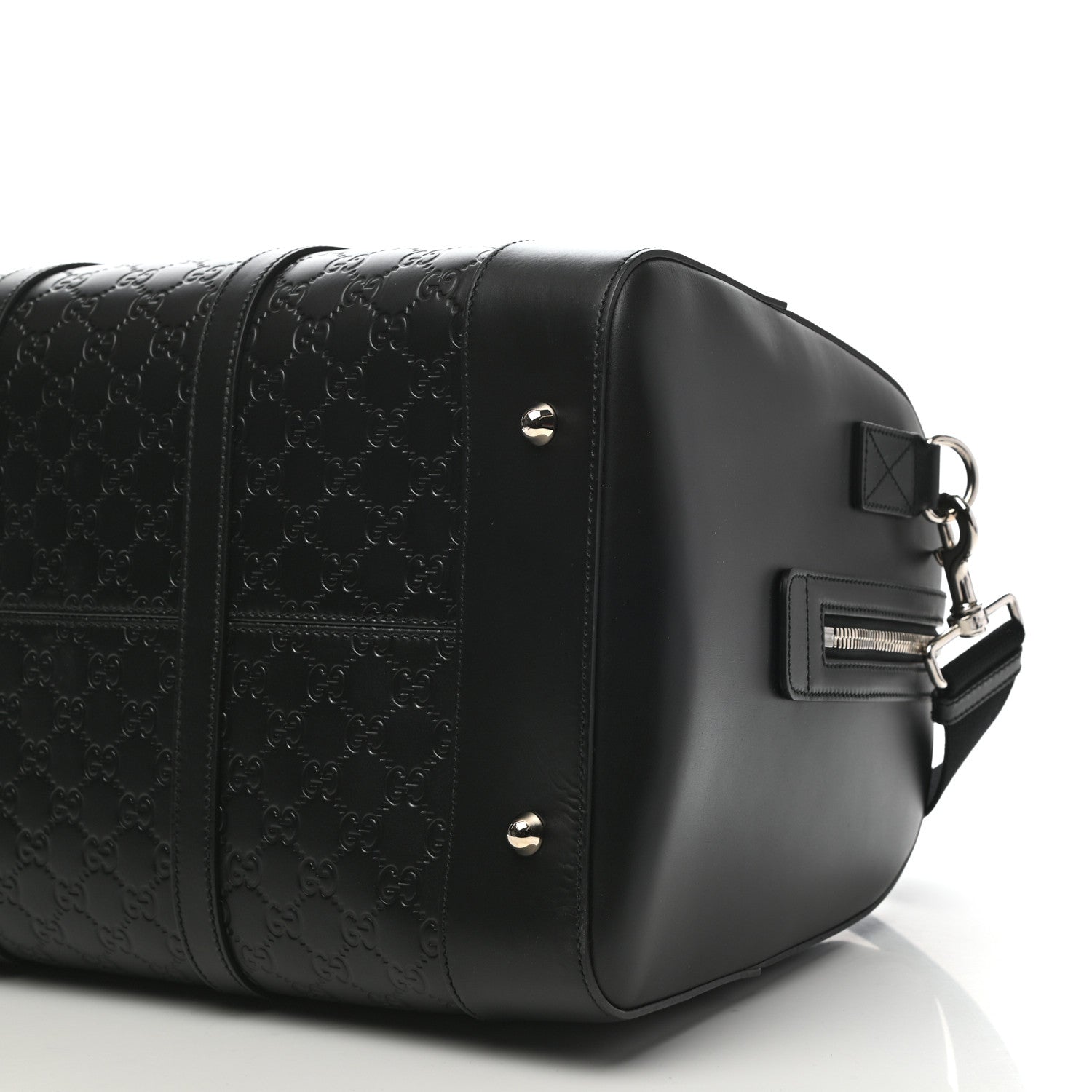 Gucci Guccissima Signature Medium Duffle Black 8 of 8