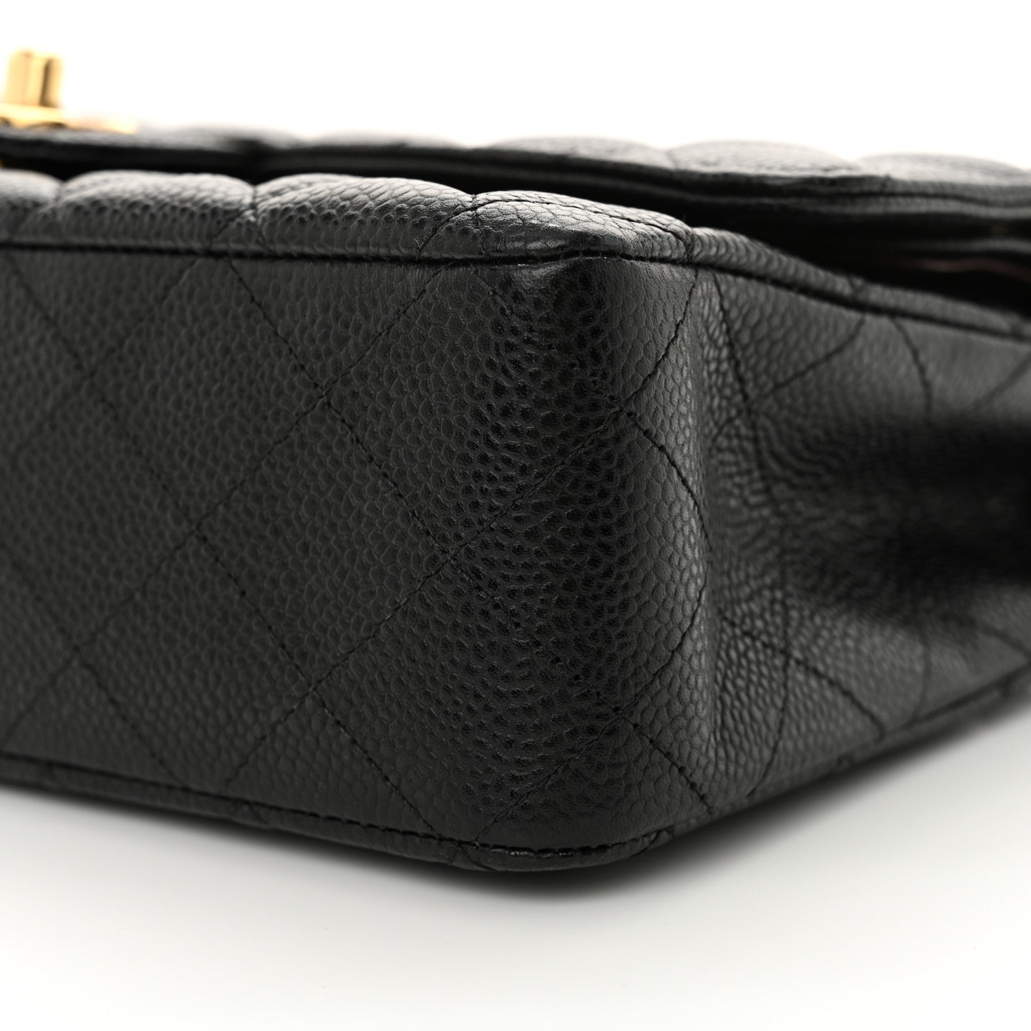 Chanel Caviar Quilted Medium Double Flap Black 10 of 11