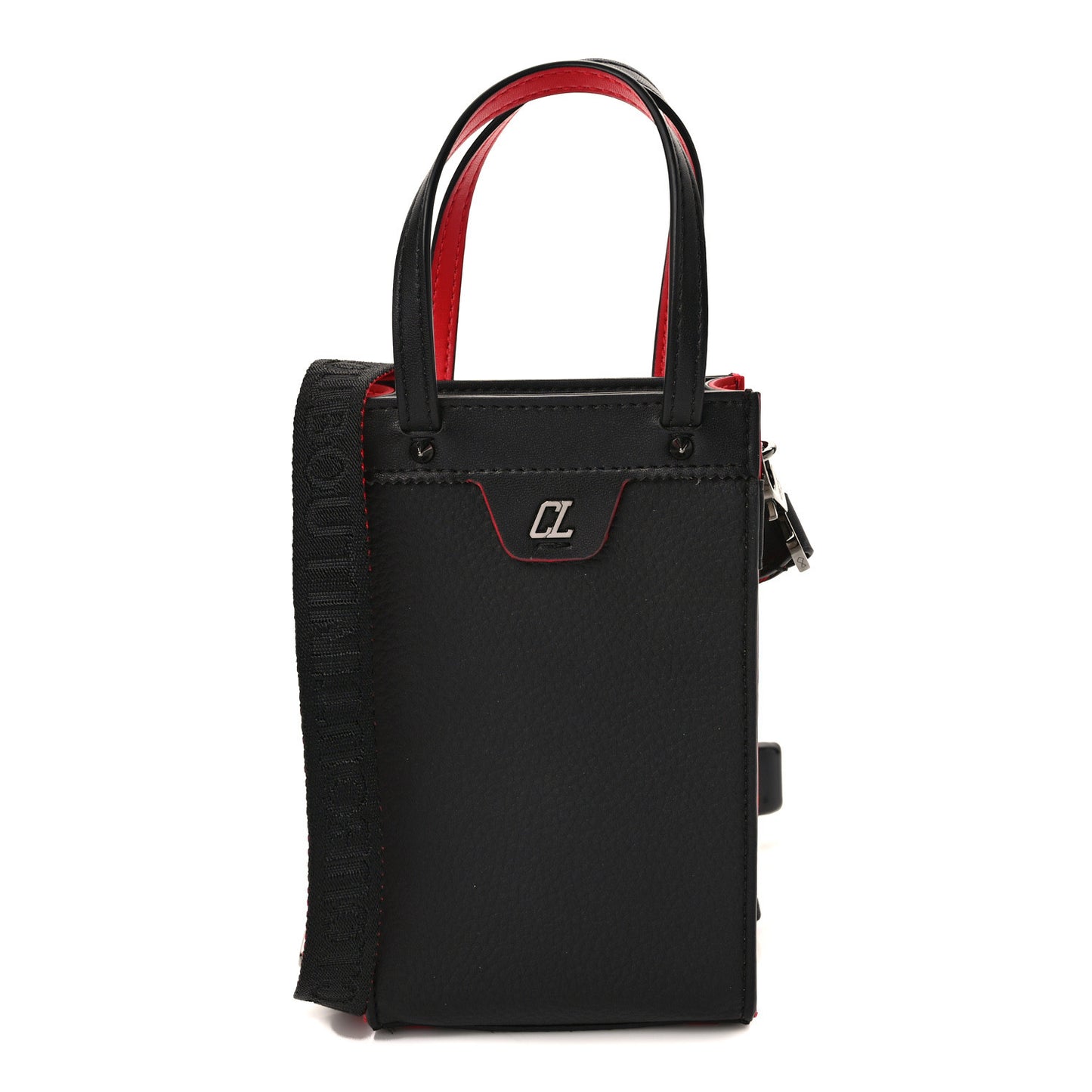 Grained Calfskin Mini Ruistote Tote Black