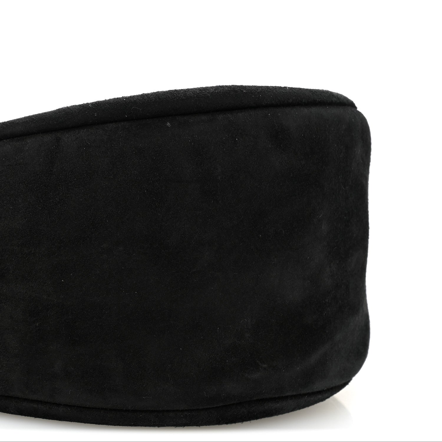 The Row Suede Small Slouchy Banana Bag Black 10 of 11