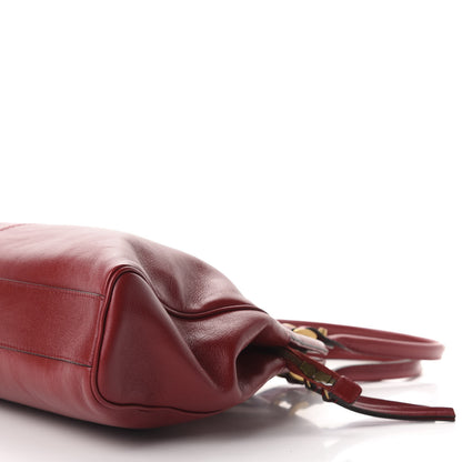 Gucci Calfskin Large Re(Belle) Top Handle Bag Red 10 of 12