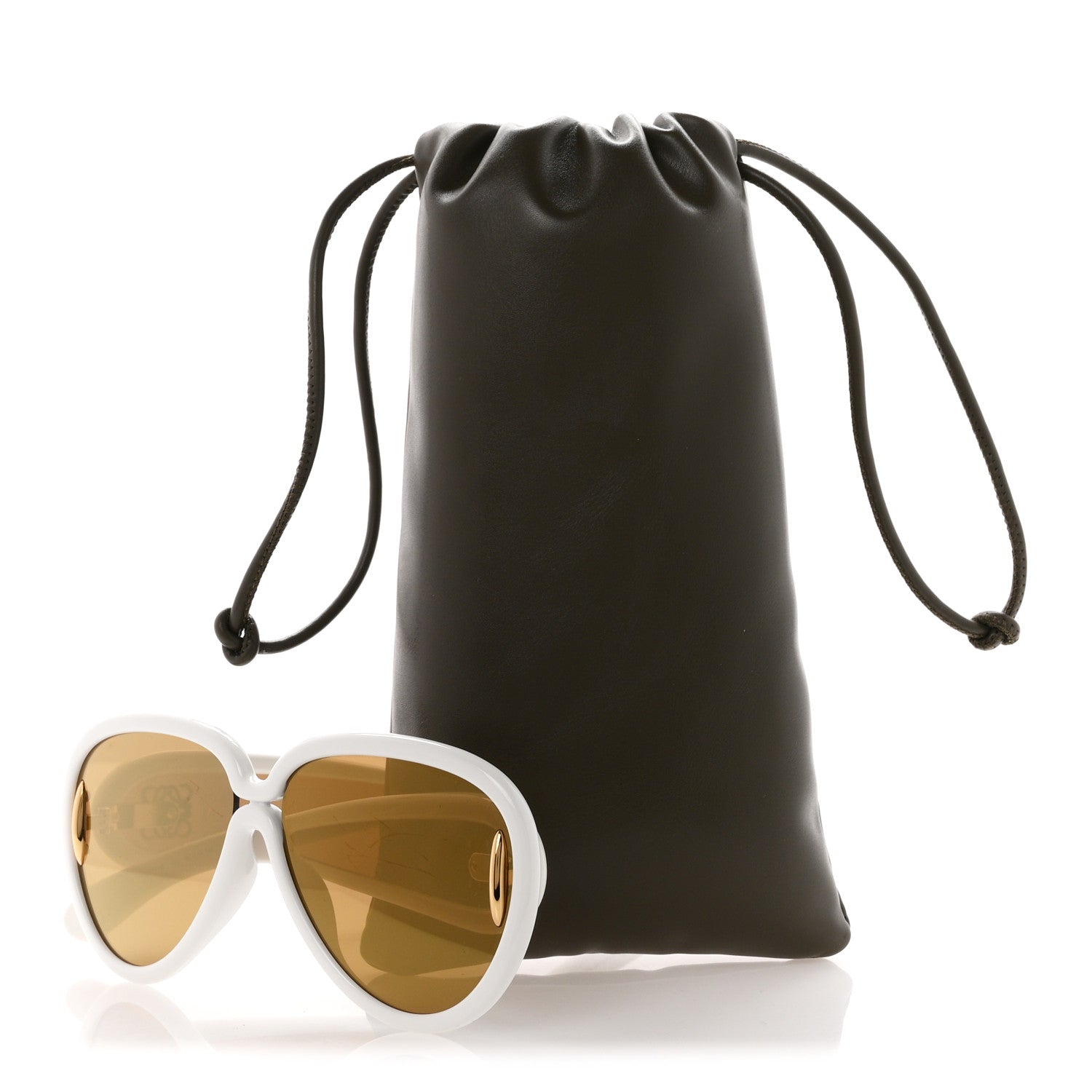 Loewe Acetate Pilot Mask sunglasses LW40132I White 7 of 7