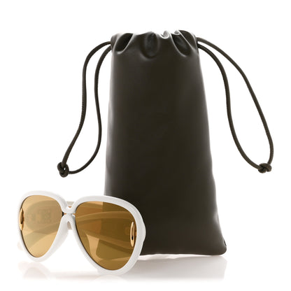 Loewe Acetate Pilot Mask sunglasses LW40132I White 7 of 7