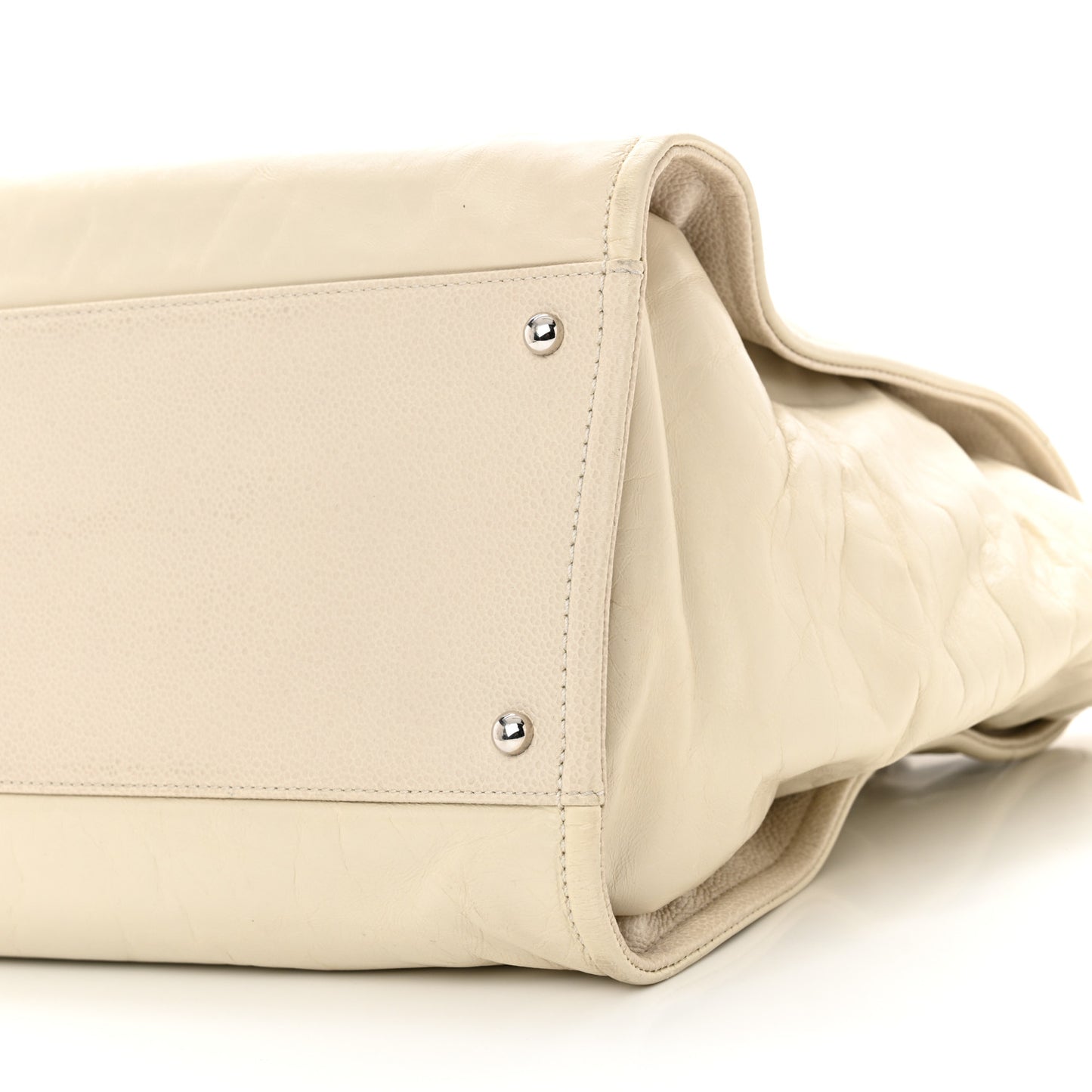 Calfskin Deauville Tote White