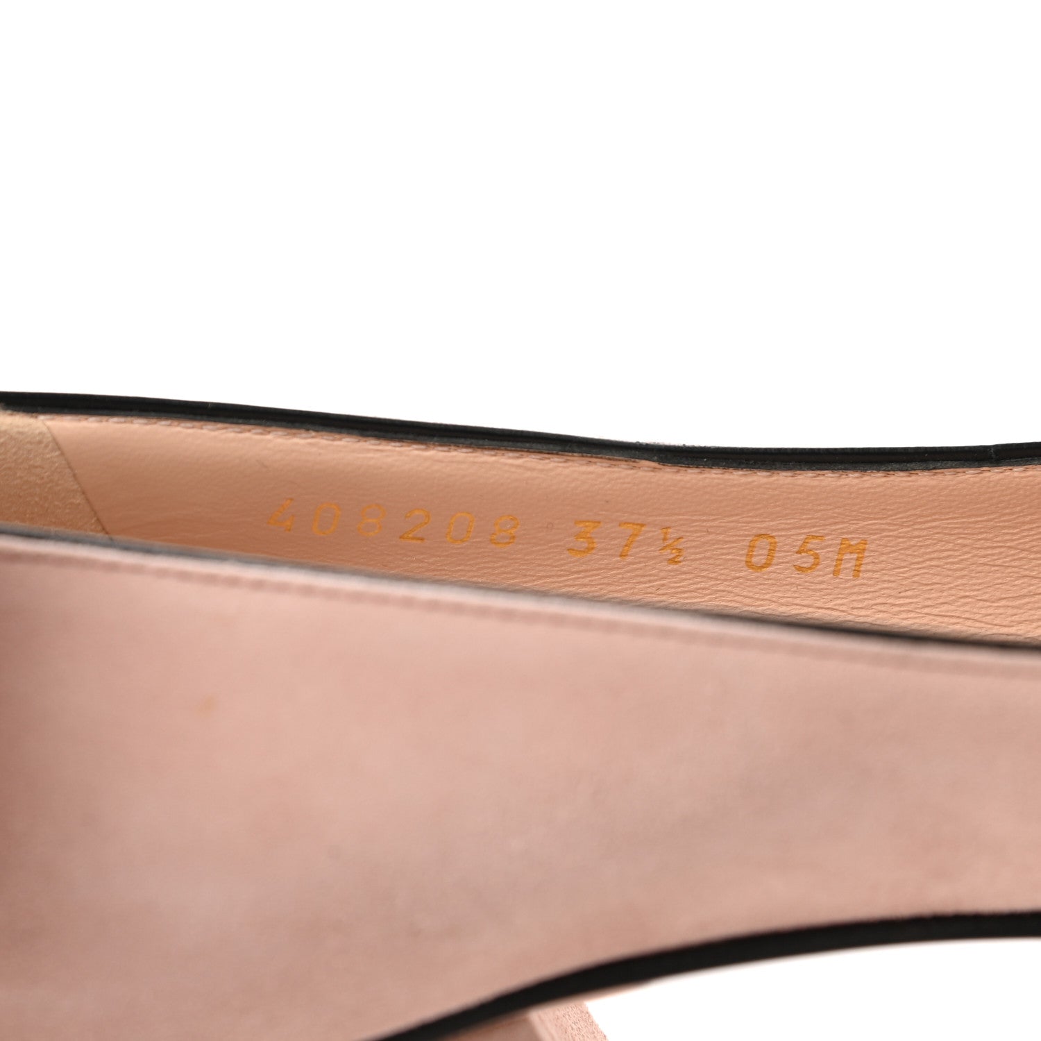 Gucci Kid Scamosciato GG Marmont Fringe 50mm Loafer Pumps 37.5 Crystal Pink 8 of 11