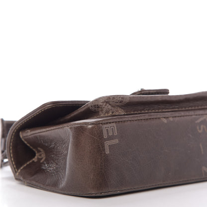 Chanel Calfskin Graffiti Flap Brown 6 of 10