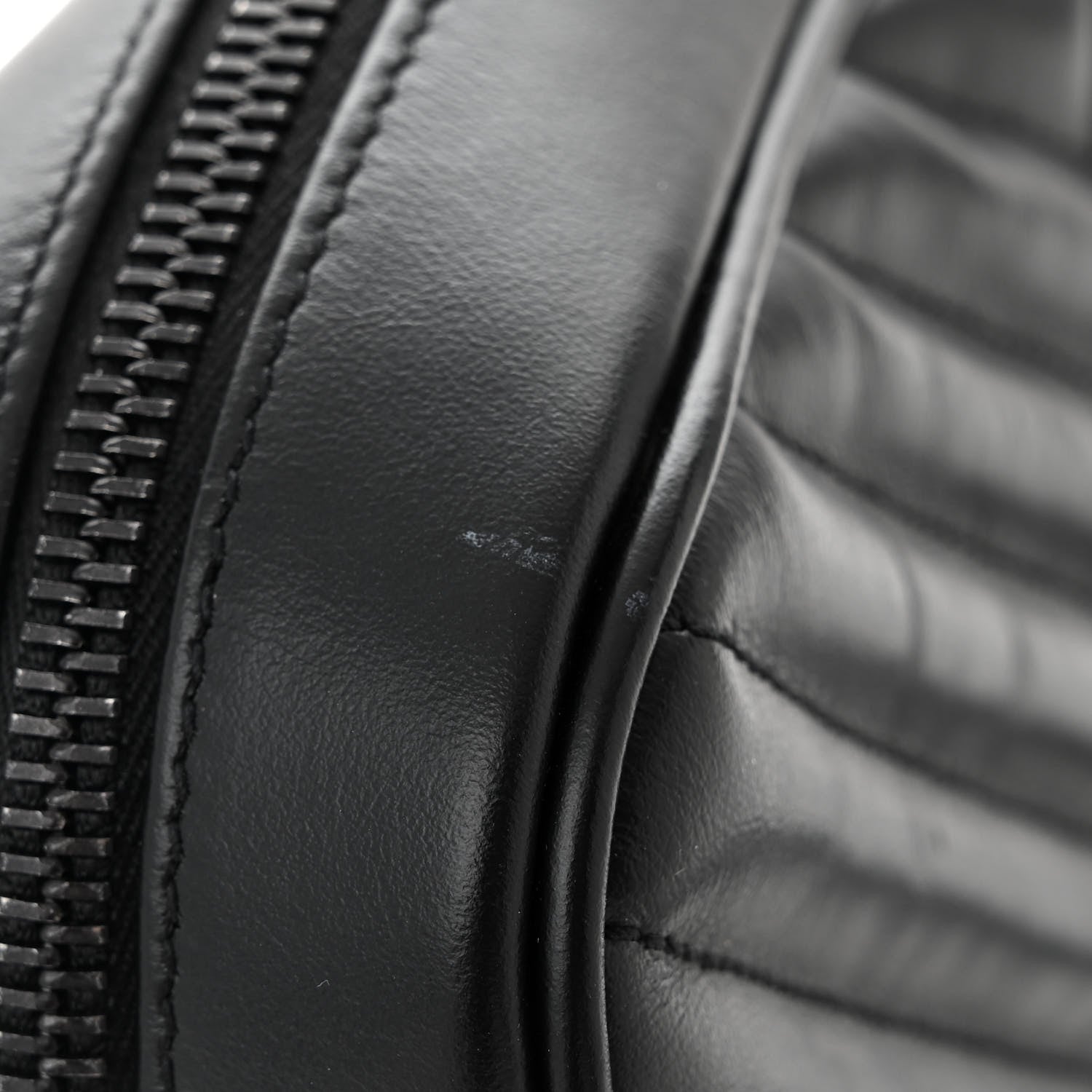 Saint Laurent Calfskin Matelasse Monogram Monochrome Lou Camera Bag Black 11 of 11