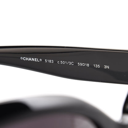 Chanel CC Sunglasses 5183 Black 5 of 8