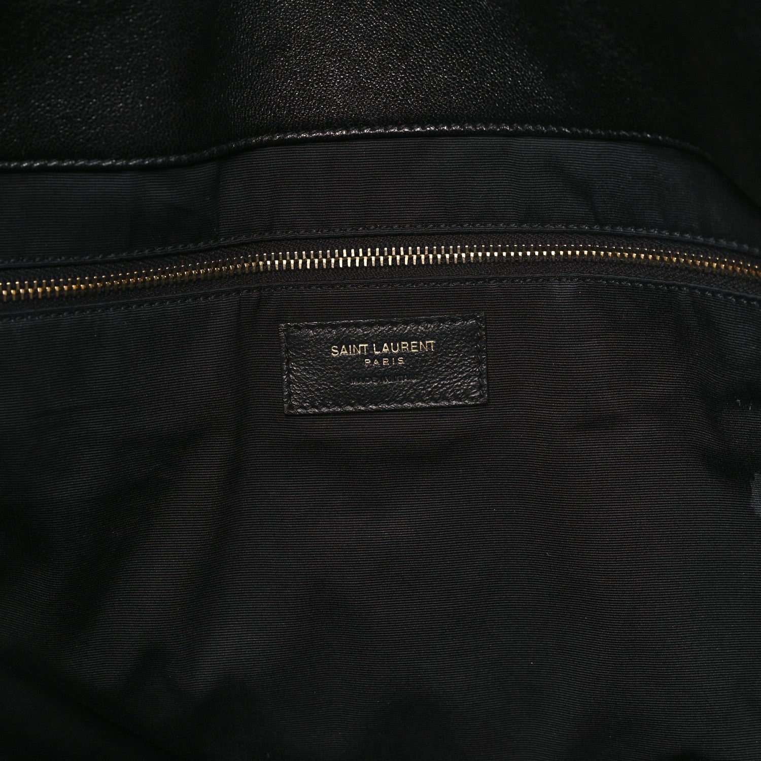 Saint Laurent Lambskin Quilted Maxi Icare Shopping Tote Black 6 of 12