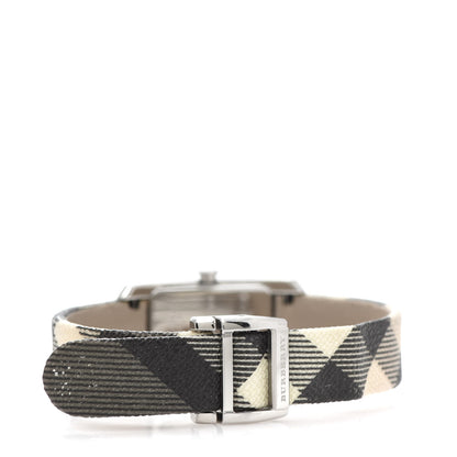 Burberry Stainless Steel Calfskin 20mm Heritage Nova Check Quartz Watch Black BU9505 5 of 12