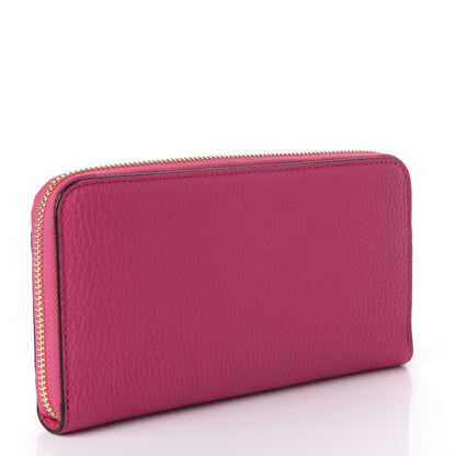Chloe Grained Lambskin Drew Long Zipped Wallet Fuchsia Rose 3 of 10