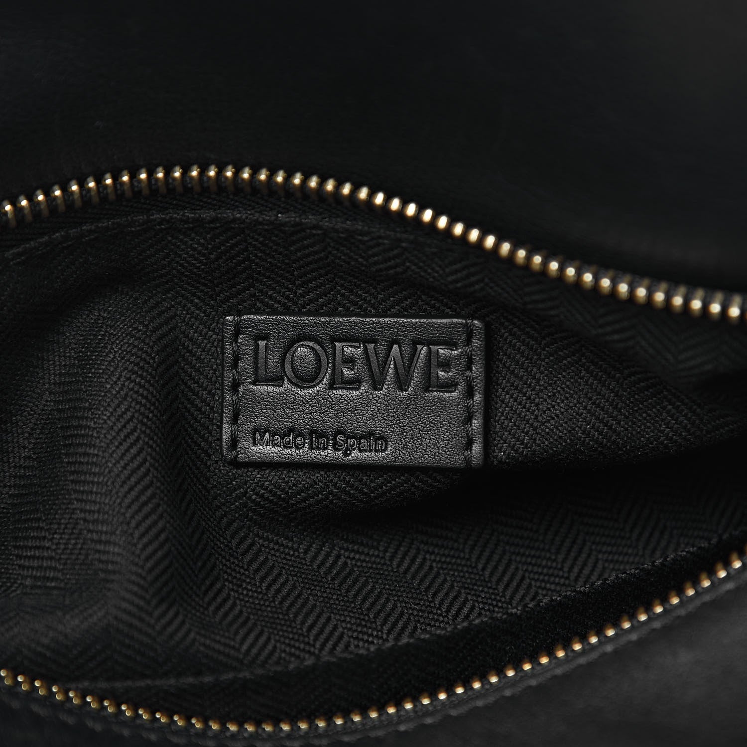 Loewe Calfskin Small Whipstitch Puzzle Bag Black 6 of 13