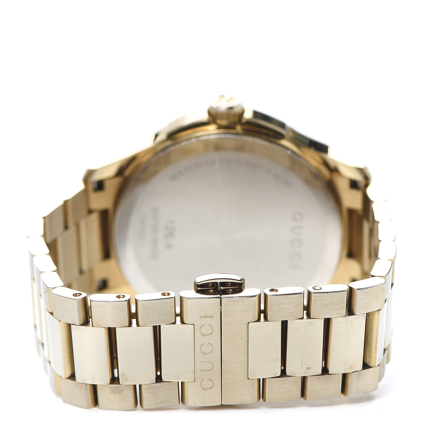 Gucci Stainless Steel 38mm G-Timeless Diamante Quartz Watch Gold 3 of 5