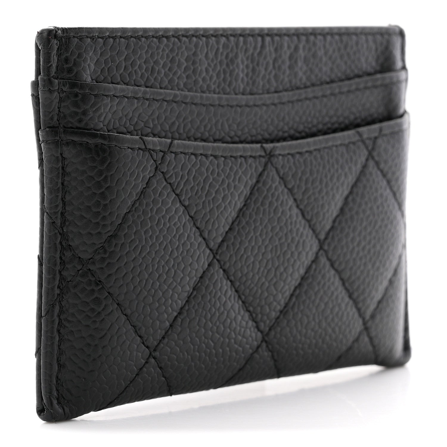 Chanel Caviar Quilted Card Holder Black 3 of 9