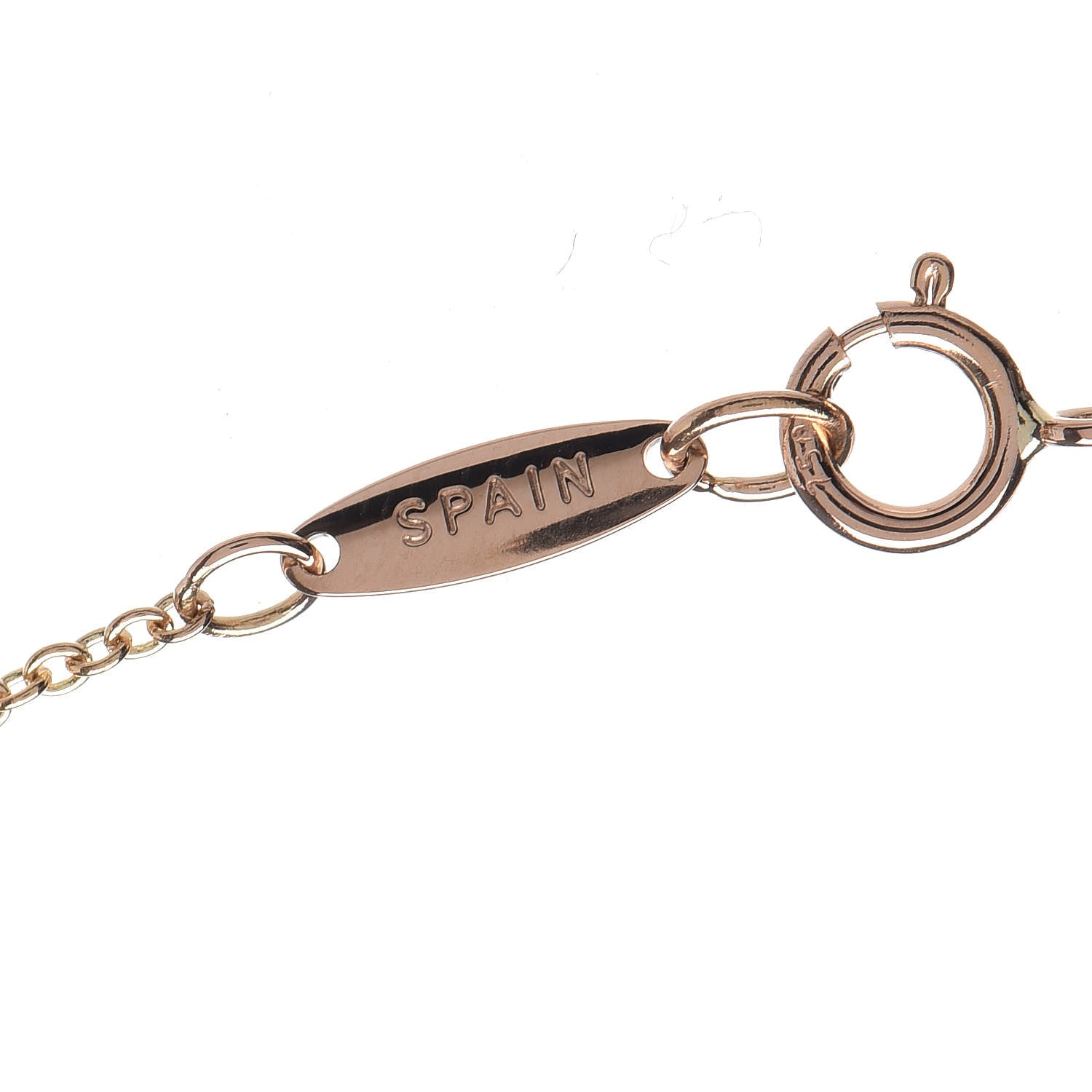 Tiffany 18K Rose Gold Diamond .07ct Elsa Peretti Diamonds by the Yard Pendant Necklace 5 of 8