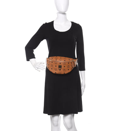 MCM Visetos Medium Fusten Belt Bag Cognac 2 of 10