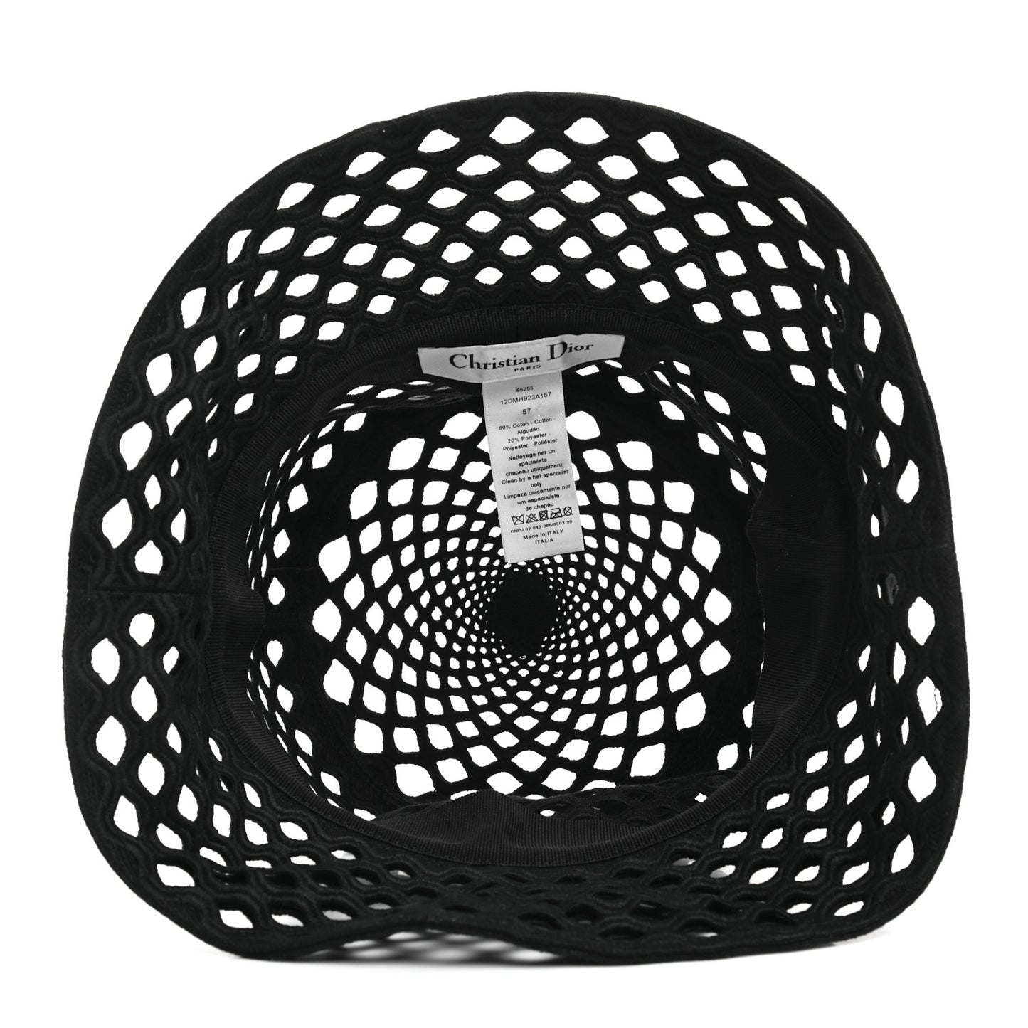 Mesh Small Brim Bucket Hat 57 Black