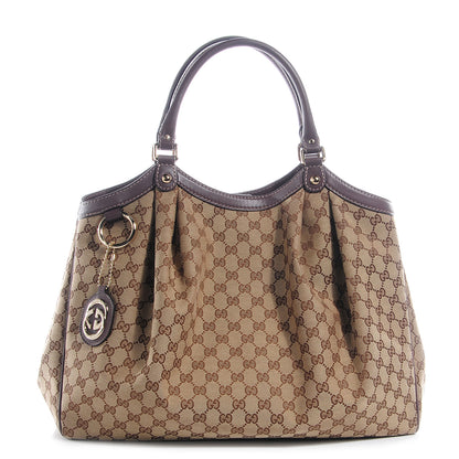 Gucci Monogram Large Sukey Tote Mauve 1 of 8
