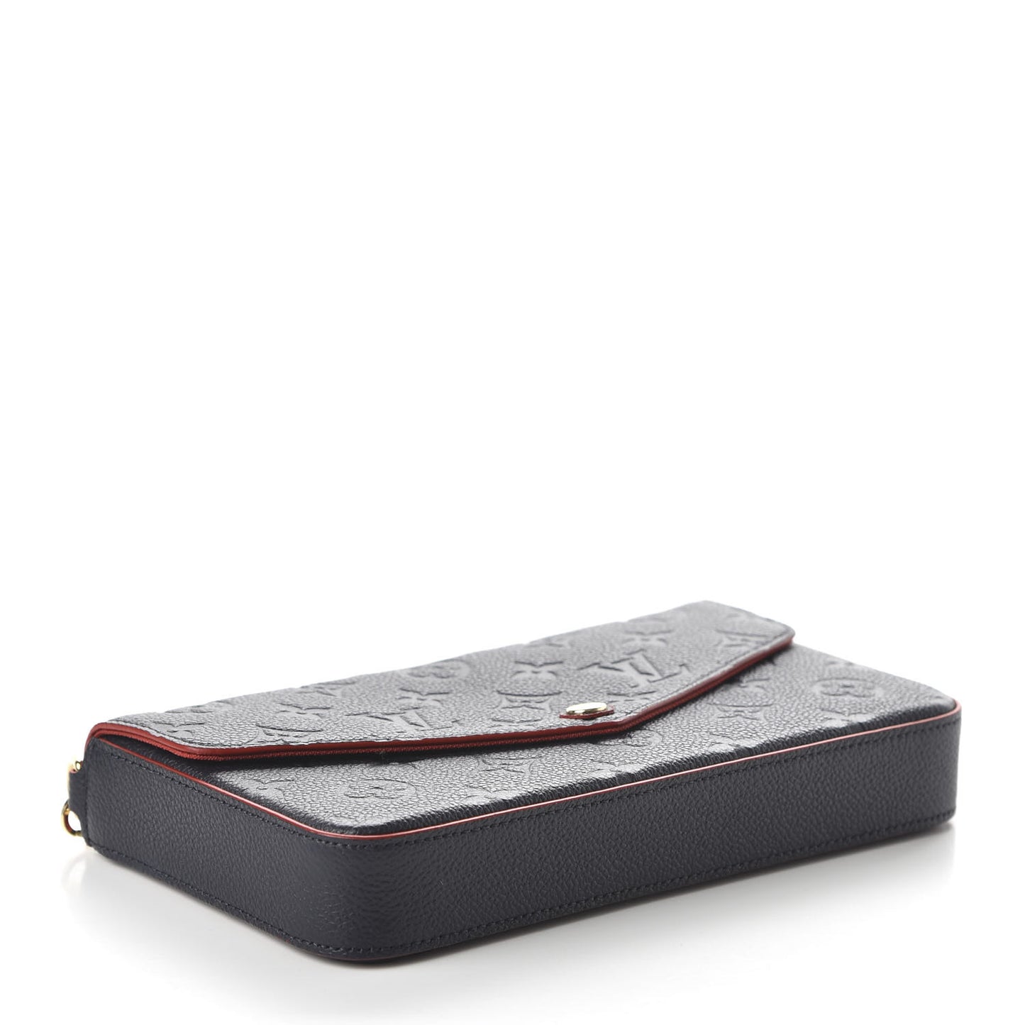 Empreinte Pochette Felicie Chain Wallet Marine Rouge