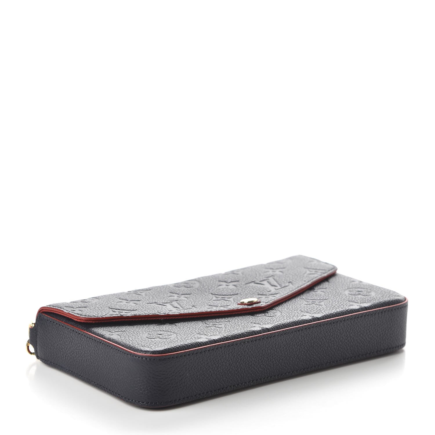 Louis Vuitton Empreinte Pochette Felicie Chain Wallet Marine Rouge 4 of 10