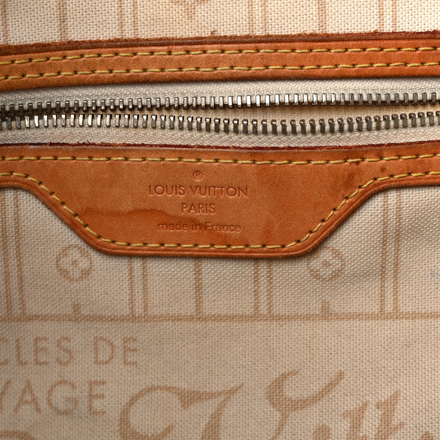Louis Vuitton Damier Azur Neverfull MM 6 of 15