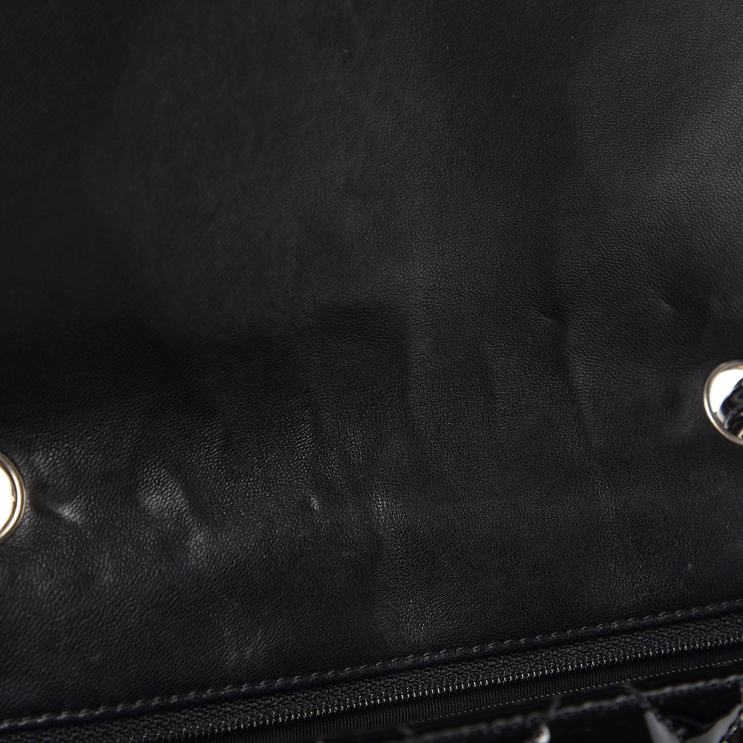 Chanel Patent Quilted Jumbo Single Flap Black 10 of 11