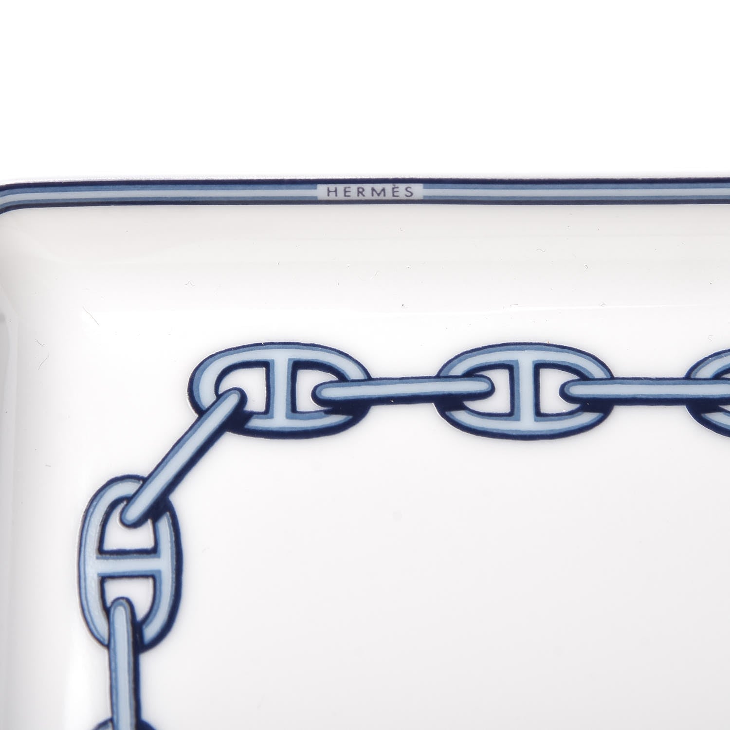 Hermes Porcelain Chaine d'Ancre Sushi Plate 6 of 8