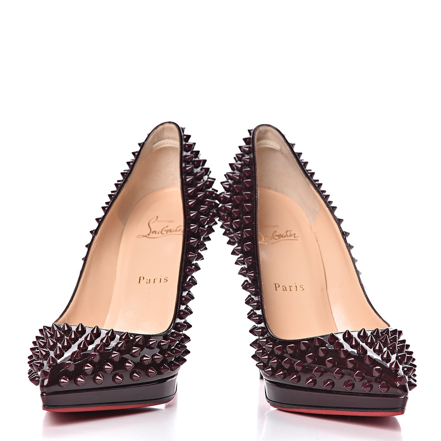 Christian Louboutin Patent Pigalle Plato Spikes 110 Pumps 38.5 Orthodoxe 6 of 11