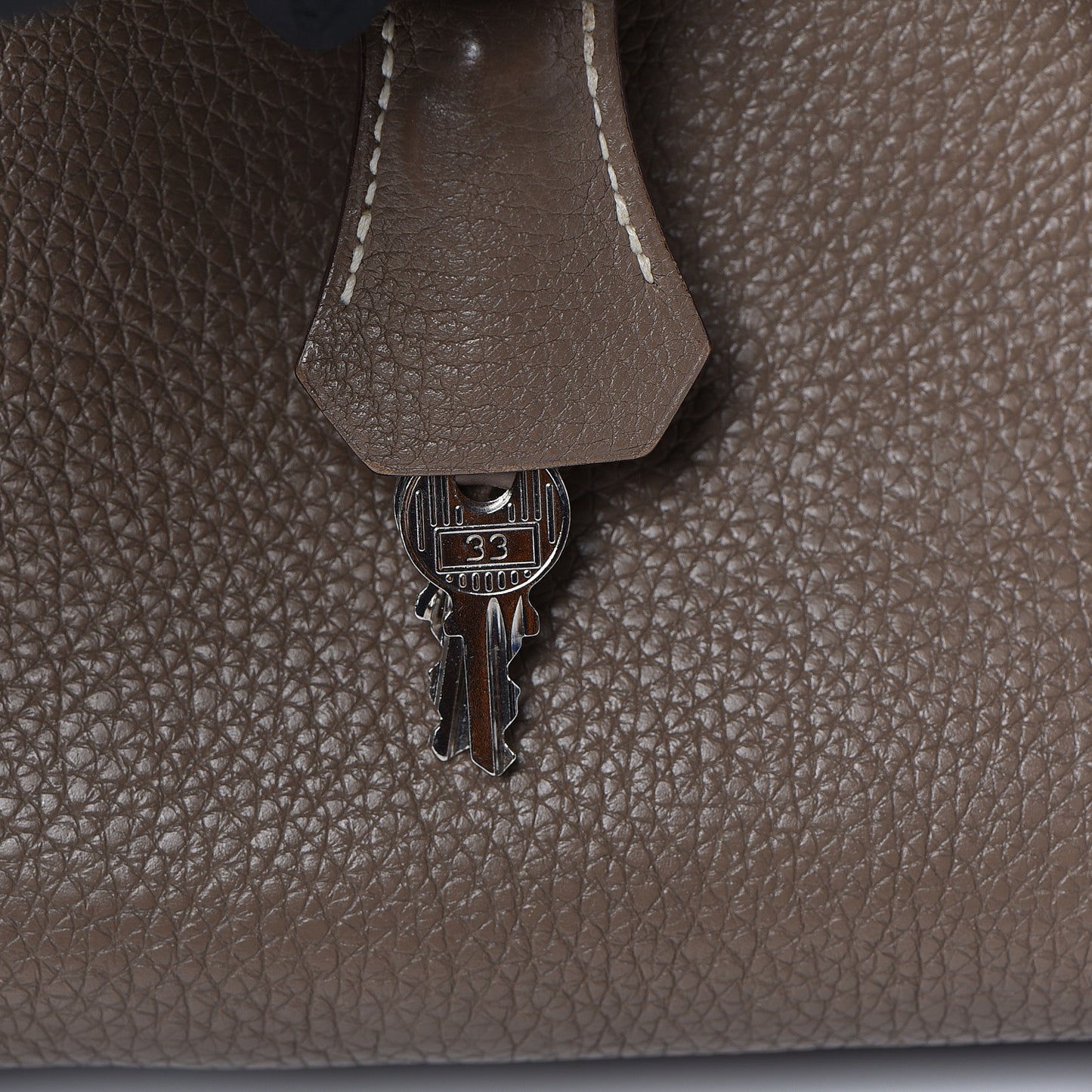 Taurillon Clemence Birkin 30 Etoupe