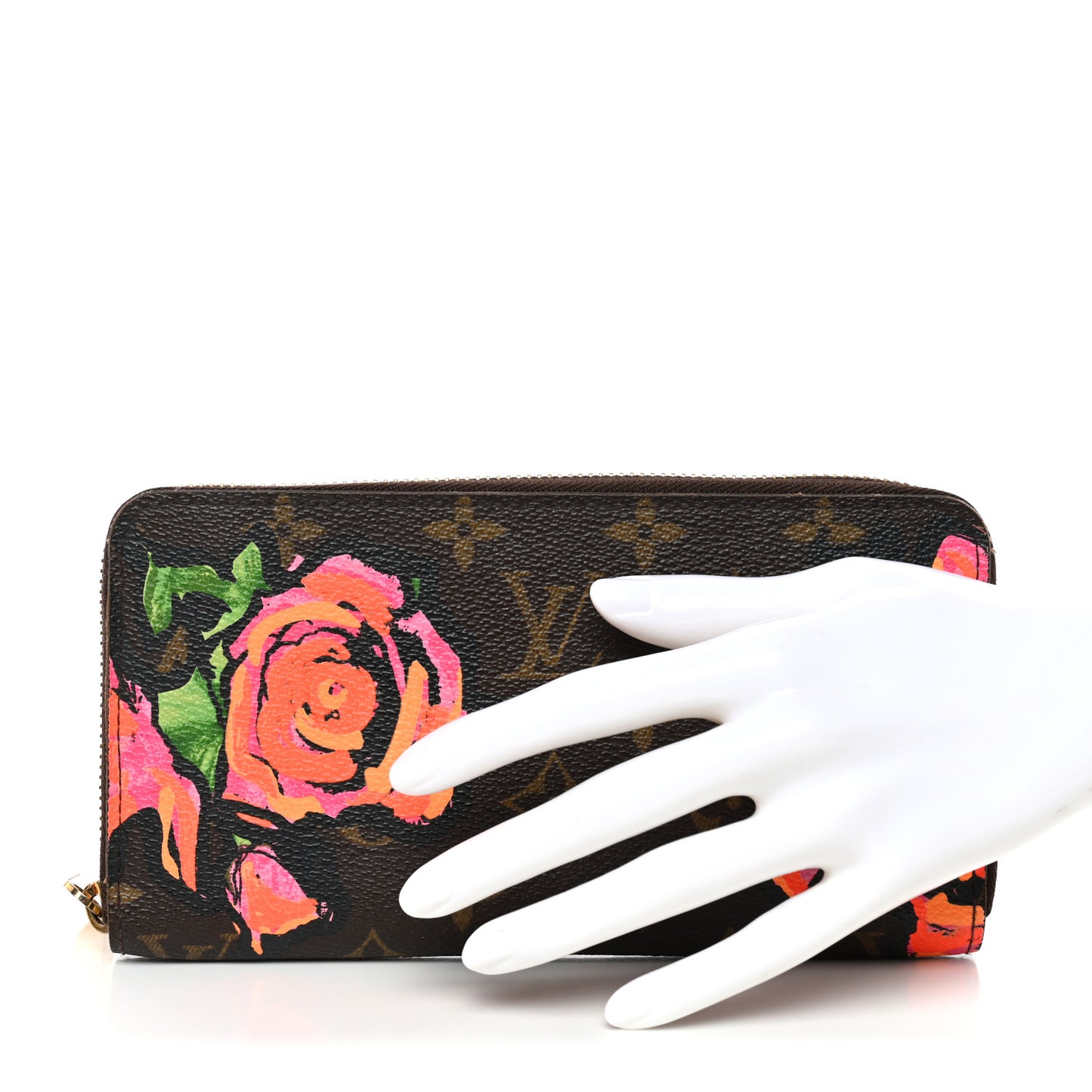 Monogram Roses Zippy Wallet
