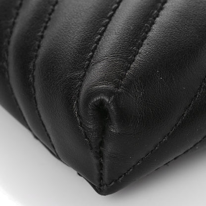 Gucci Calfskin Matelasse Mini GG Marmont Crossbody Bag Black 6 of 7