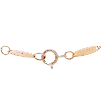 Tiffany 18K Rose Gold Diamond .03ct Elsa Peretti Diamonds by the Yard Pendant Necklace 4 of 4