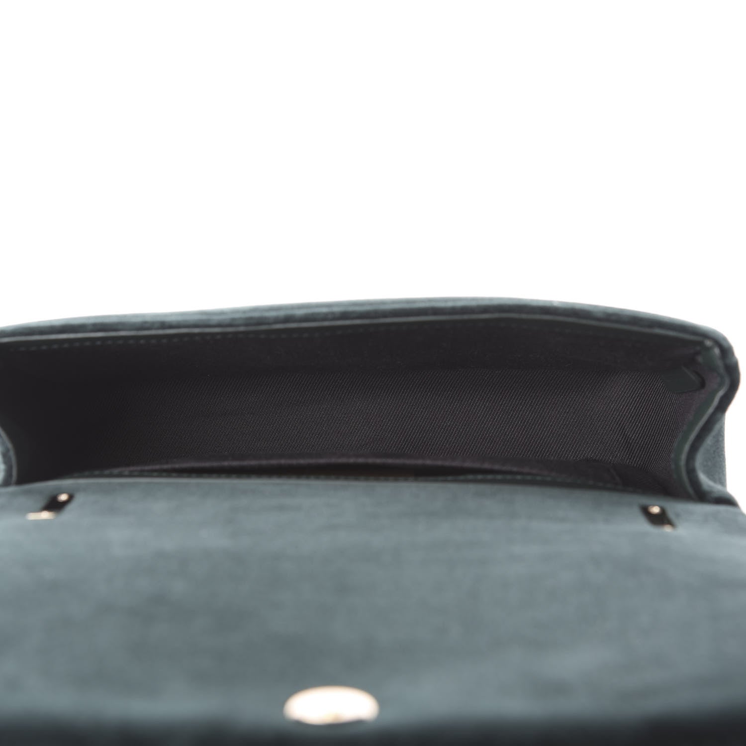 Burberry Velvet Quilted Small Lola Bag Dark Green 4 of 9