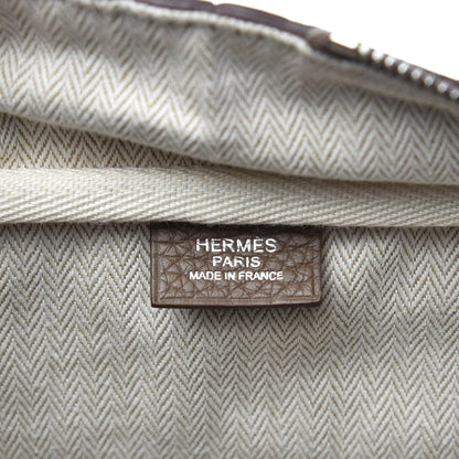 Hermes Taurillon Clemence Victoria II 35 Etoupe 6 of 7