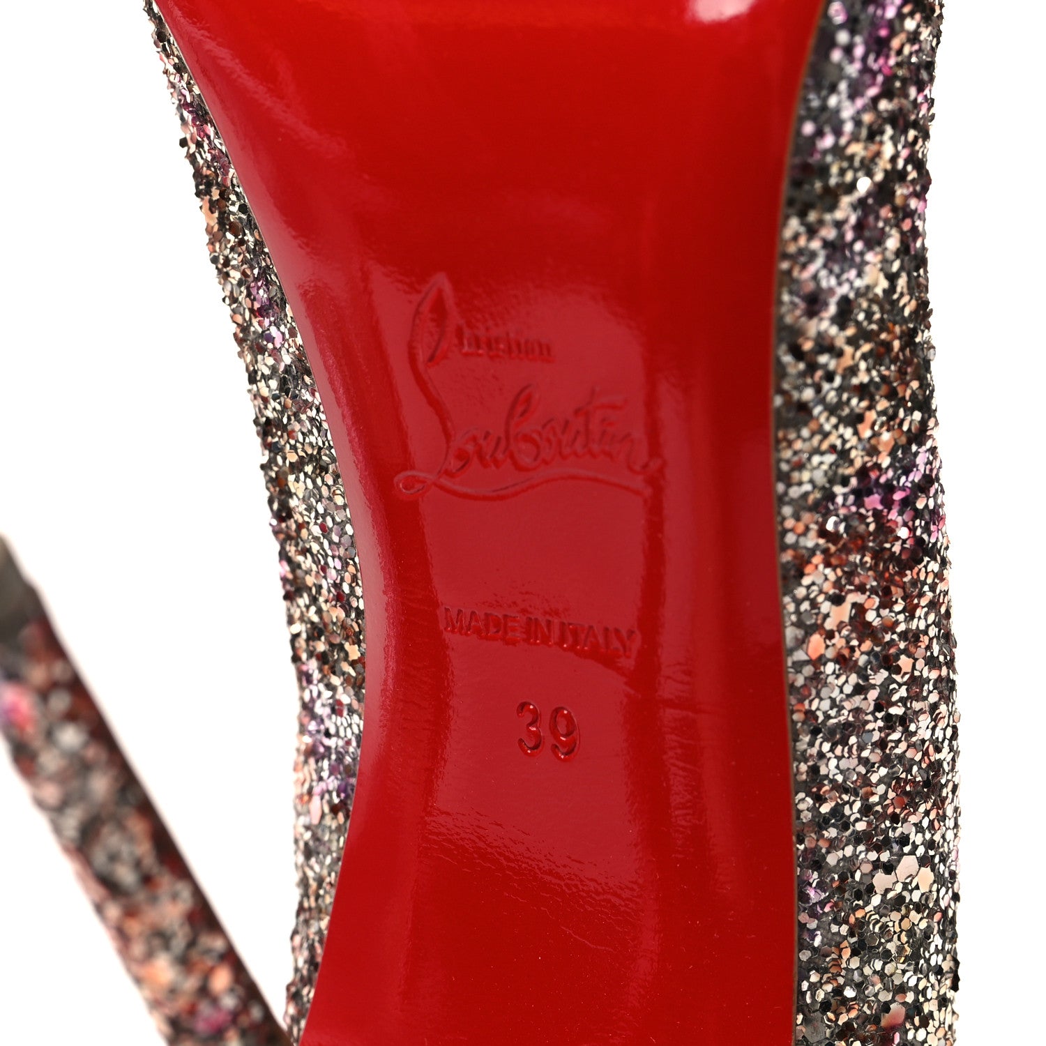 Christian Louboutin Glitter So Kate 120 Pumps 39 Rosette Gold 6 of 7