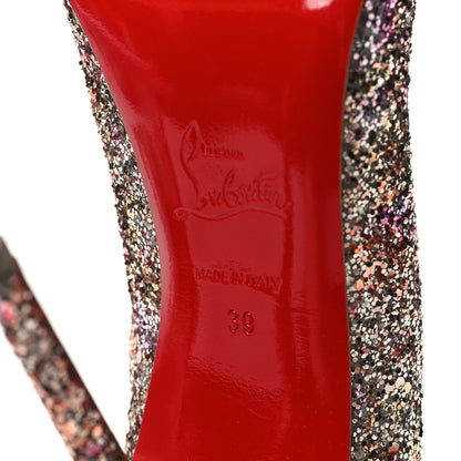 Christian Louboutin Glitter So Kate 120 Pumps 39 Rosette Gold 6 of 7