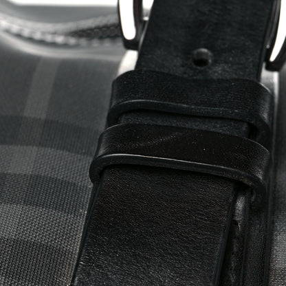 Burberry Nylon Smoked Check Weekend Duffle Bag Black 14 of 18