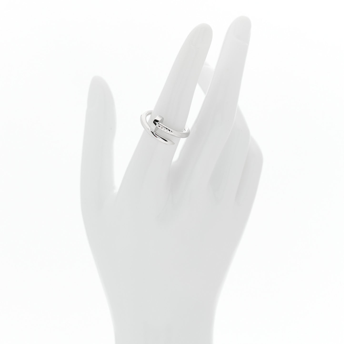 18K White Gold Juste Un Clou Ring 54 6.75