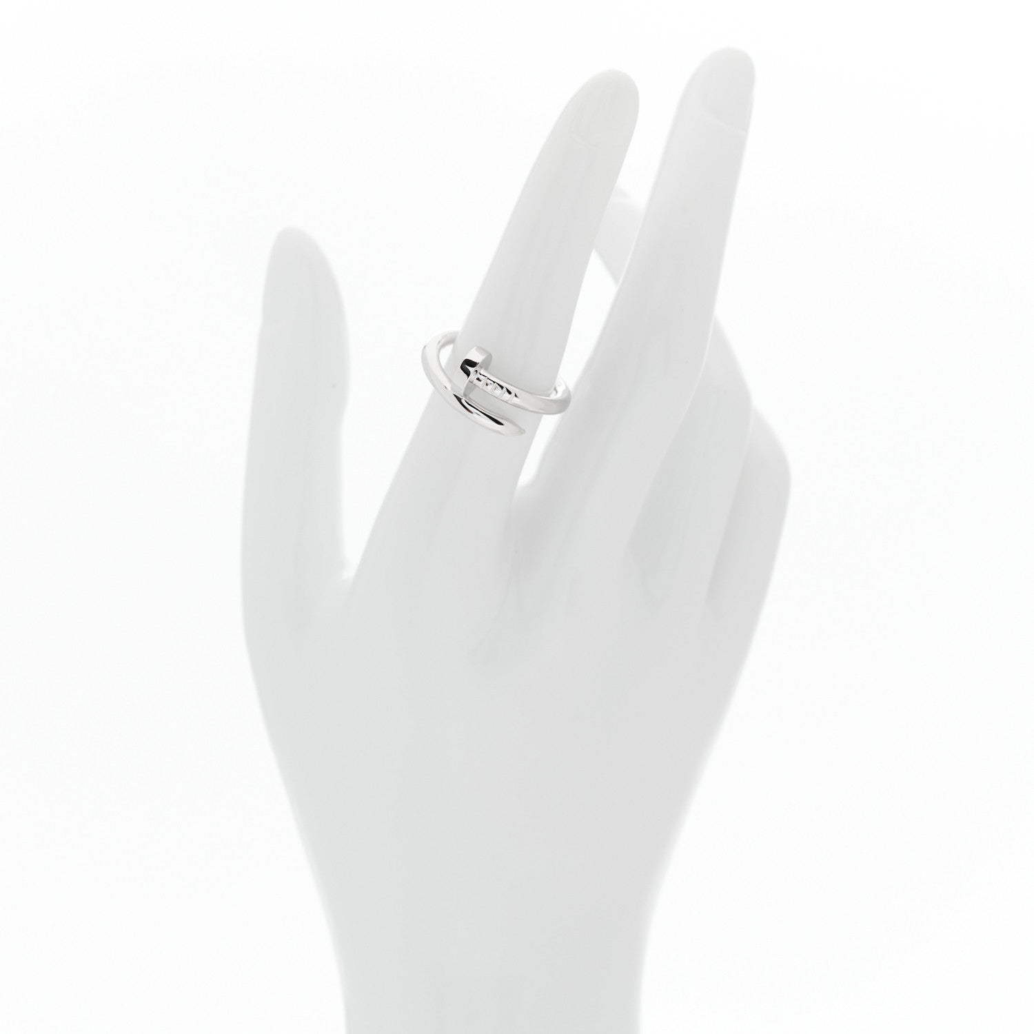 Cartier 18K White Gold Juste Un Clou Ring 54 6.75 2 of 6