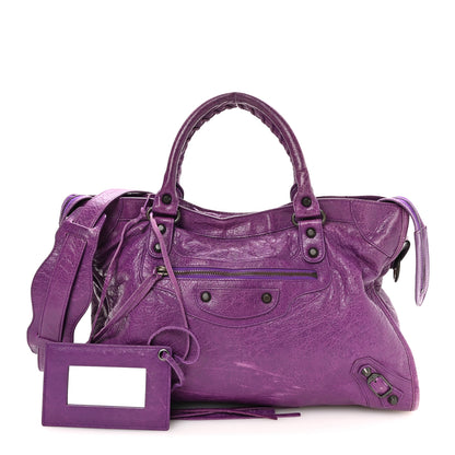Balenciaga Agneau Classic Hardware City Ultraviolet 3 of 11