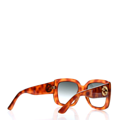 Gucci Acetate Square Frame Sunglasses GG0141S Tortoise 4 of 4