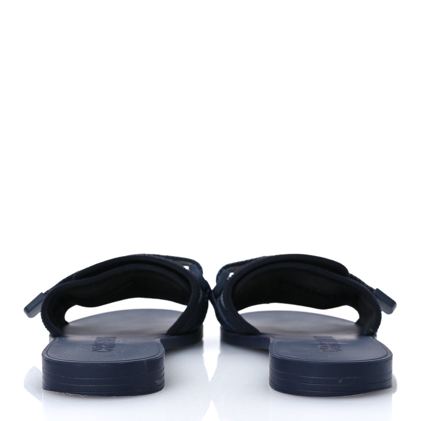 Technical Stretch Fabric Camouflage Dio(r)evolution Slide Sandals 39 Deep Blue