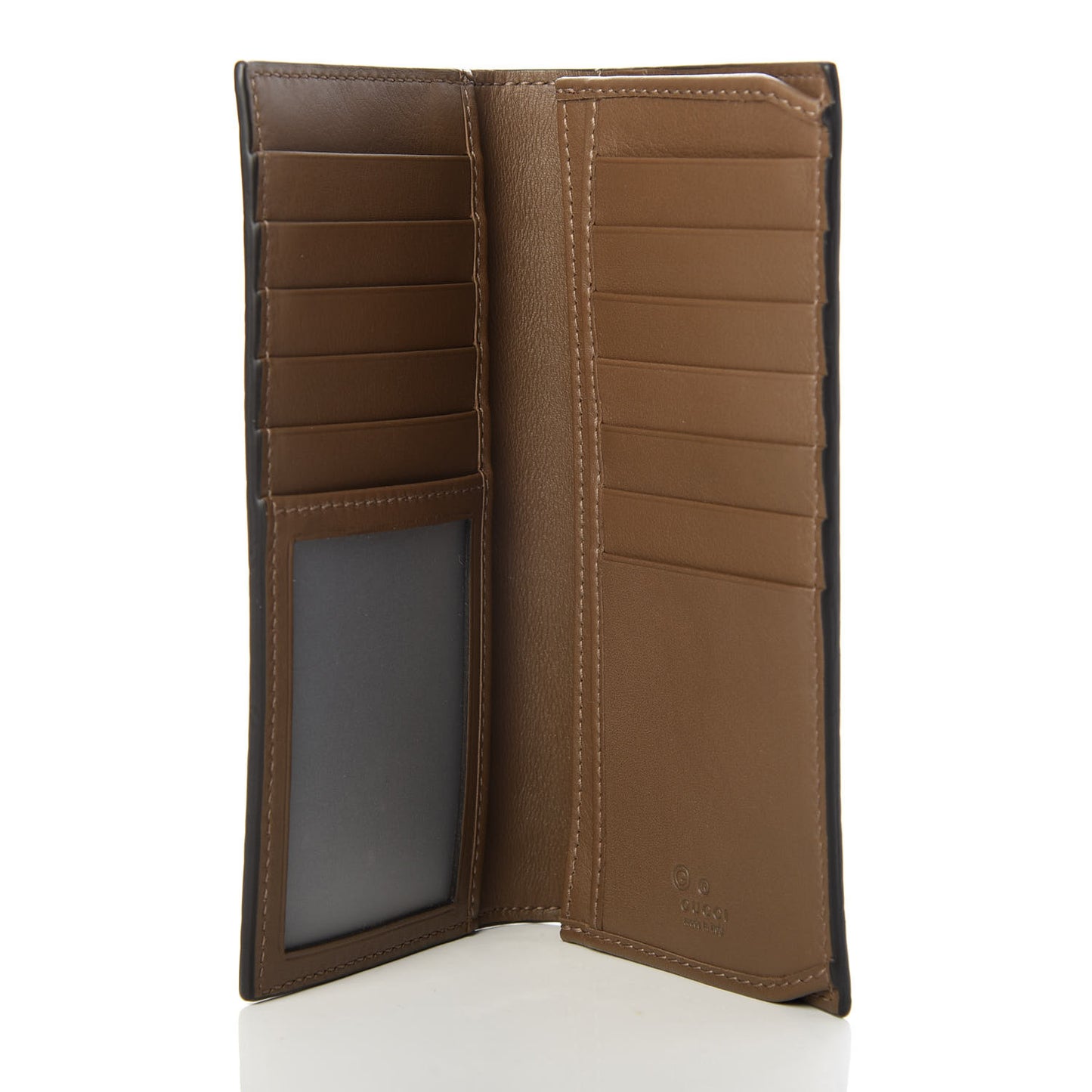 Microguccissima Bi-Fold Organizer Wallet Acero
