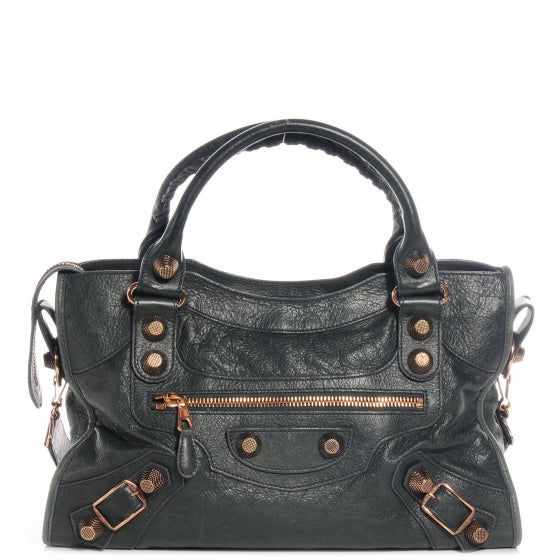 Balenciaga Agneau Giant 21 Rose Gold Hardware City Anthracite 1 of 11
