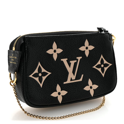 Louis Vuitton Empreinte Monogram Giant Mini Pochette Accessories Black 3 of 7