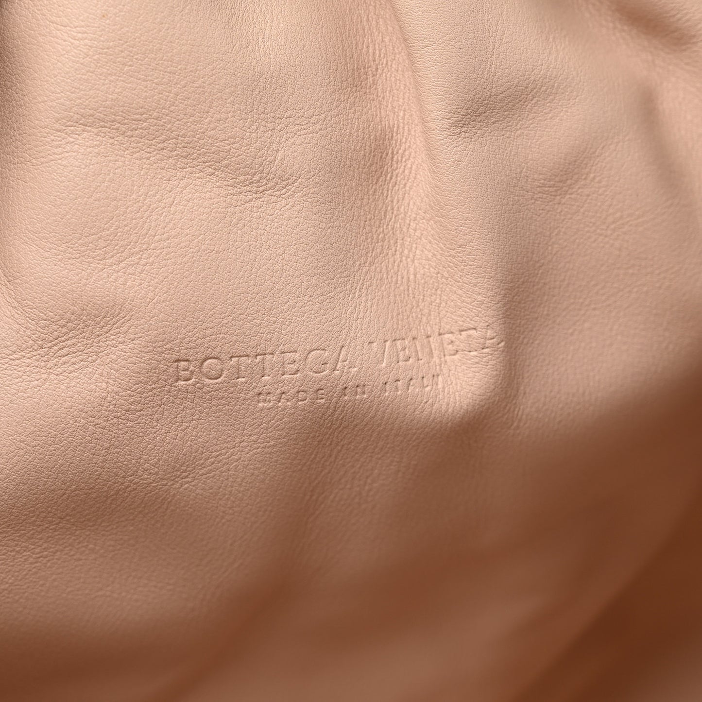 Smooth Butter Calf The Pouch Oversized Clutch Nude