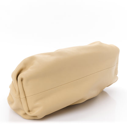 Bottega Veneta Smooth Butter Calf The Pouch Oversized Clutch Almond 4 of 11
