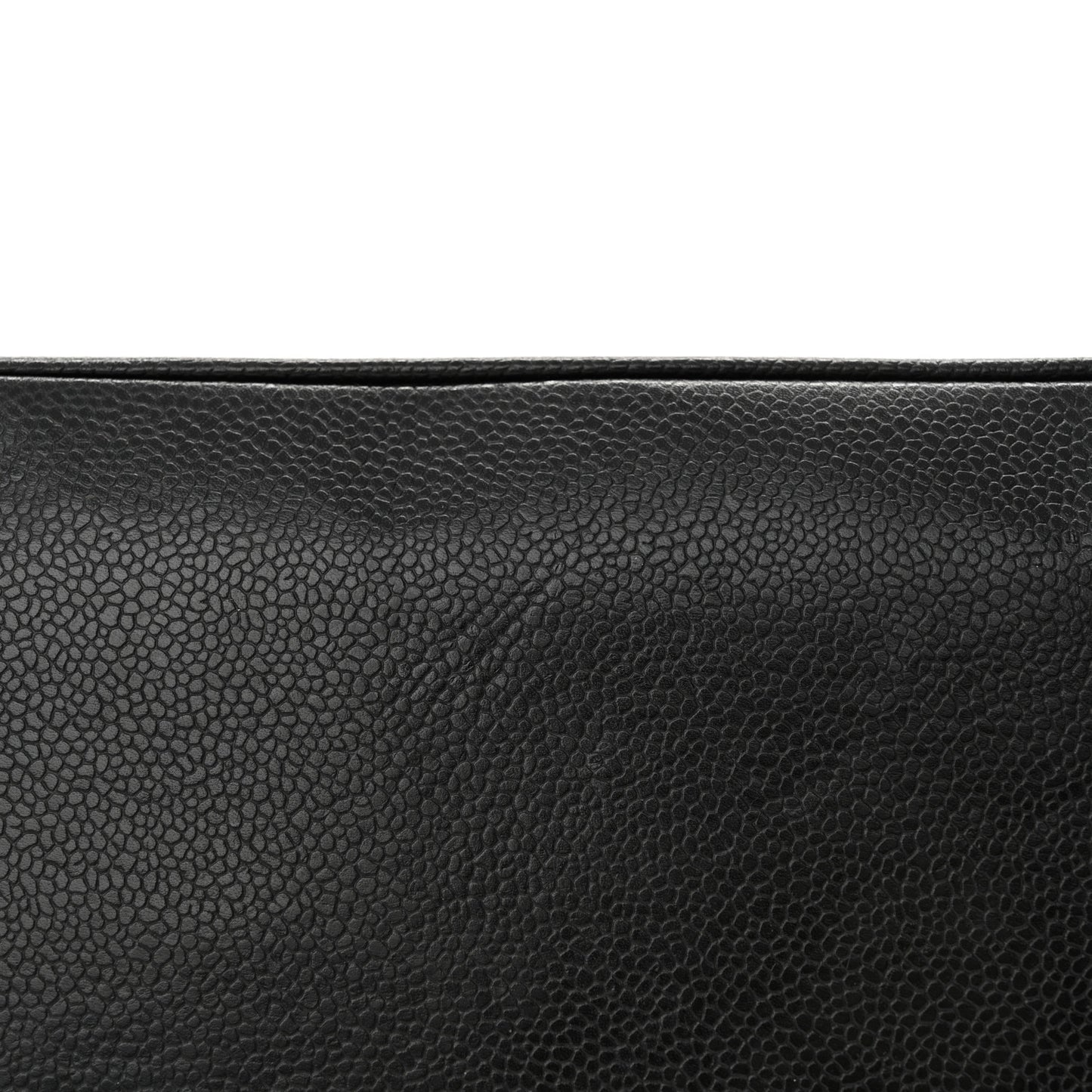 Caviar Quilted Medallion Tote Black