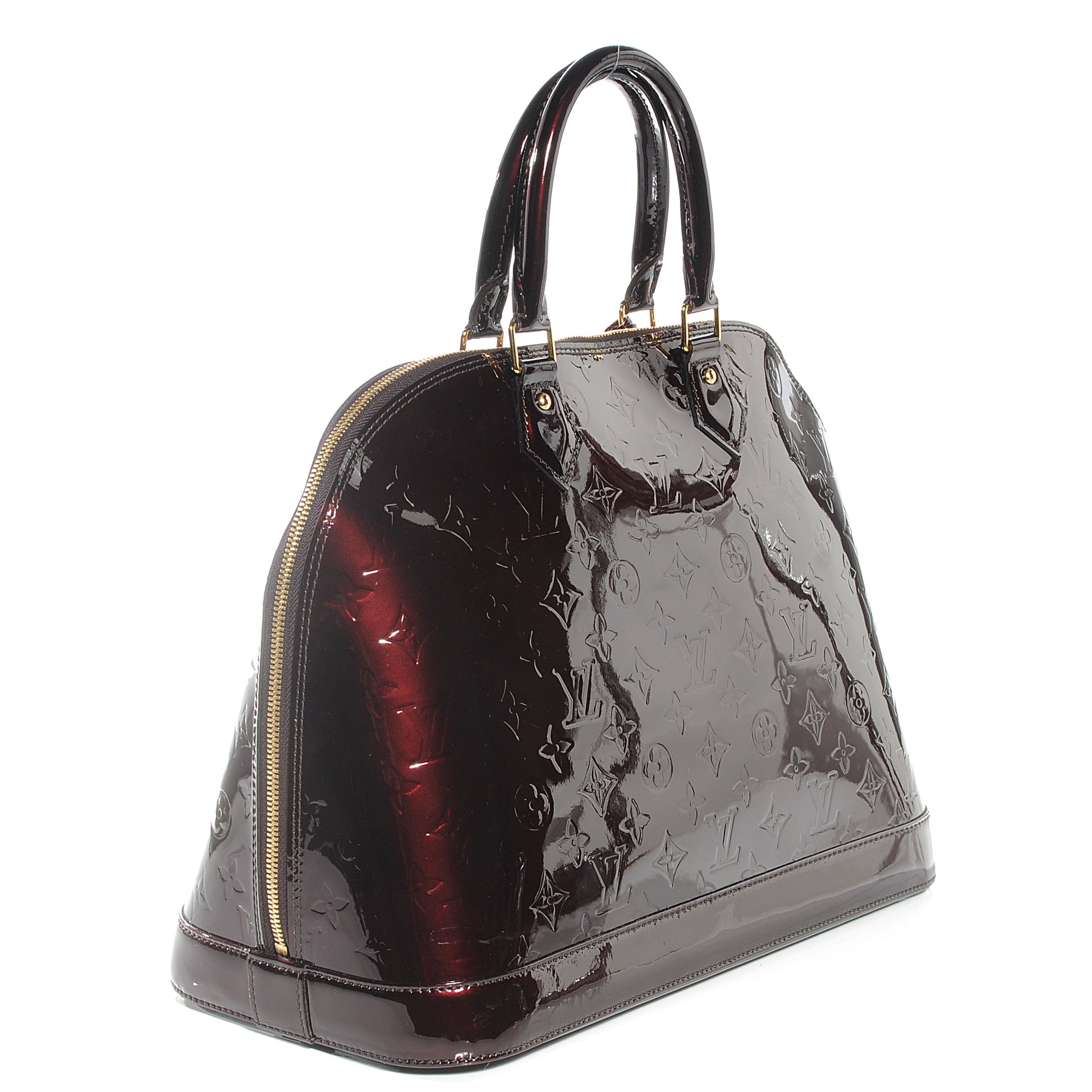Louis Vuitton Vernis Alma GM Amarante 3 of 7